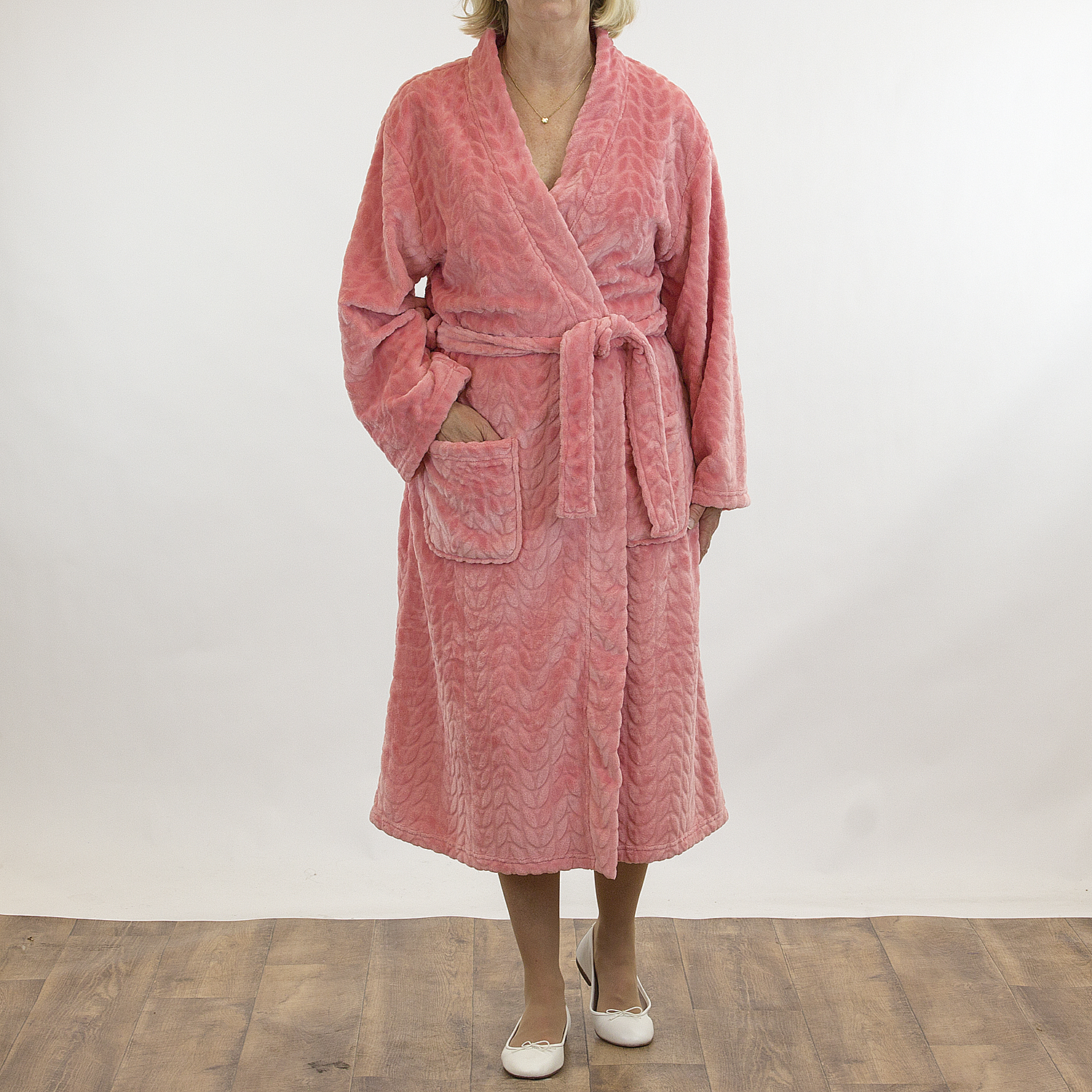 Sara Plush Tie Robe FCS905 - Accessories & Style