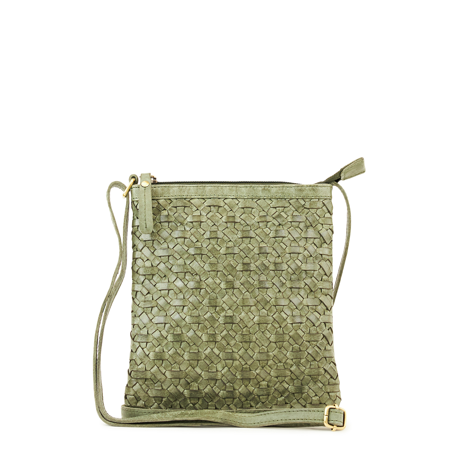 Artisanal Crossbody Handbag 100% Polyester Blue 603022 main image 1